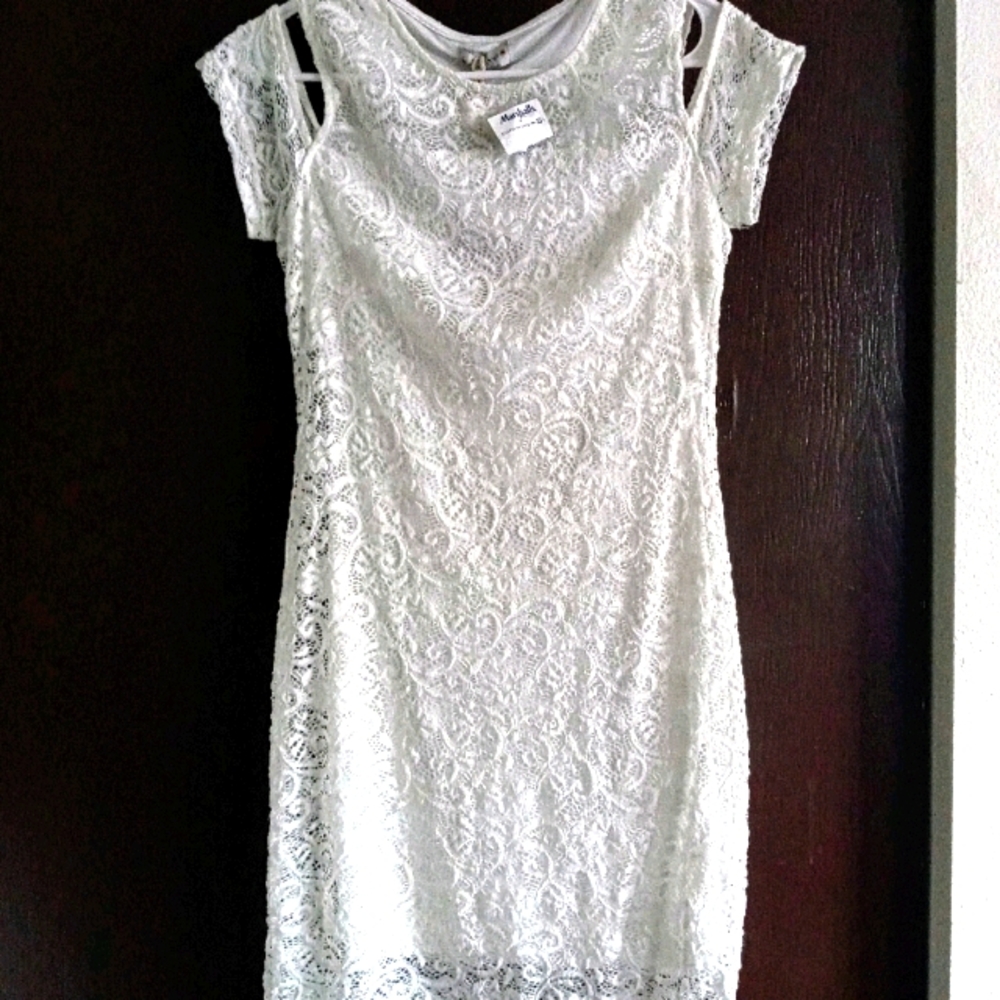 Ci Sono by Cavalini Dress -White -Size M